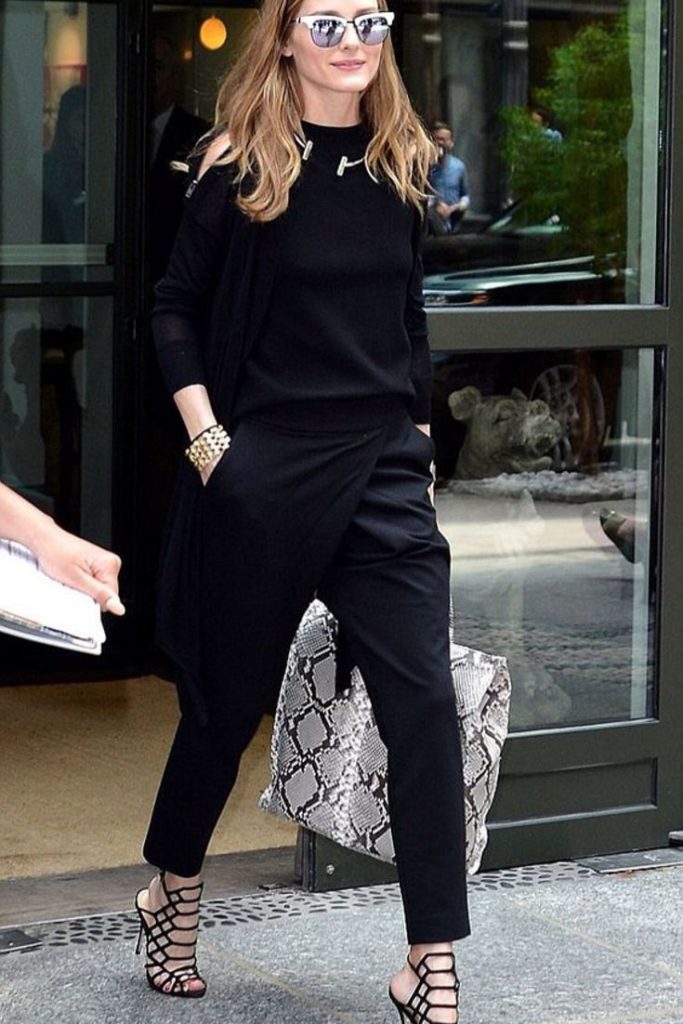 Black outfit Olivia Palermo