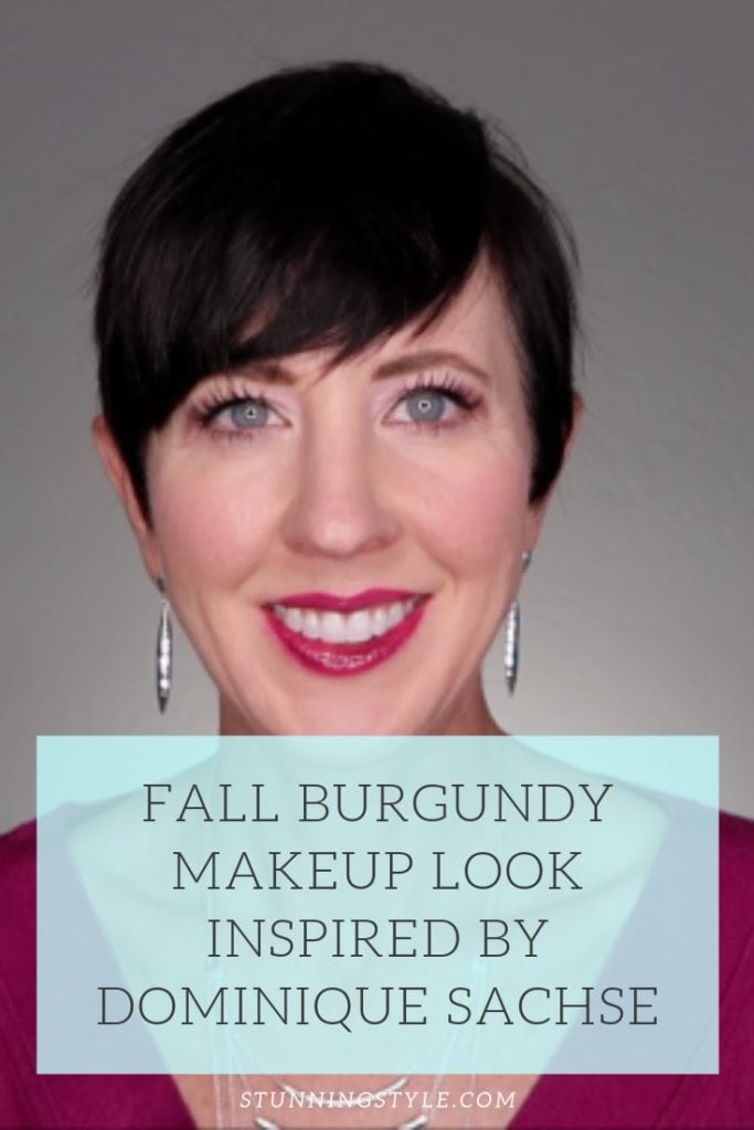 NEW fall Burgundy Makeup Look Inspired