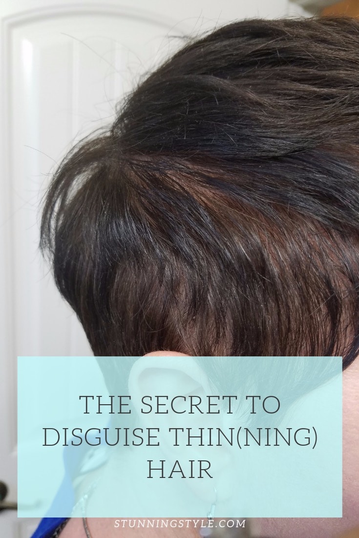 the secret to disguise thin(ning) hair - stunning style