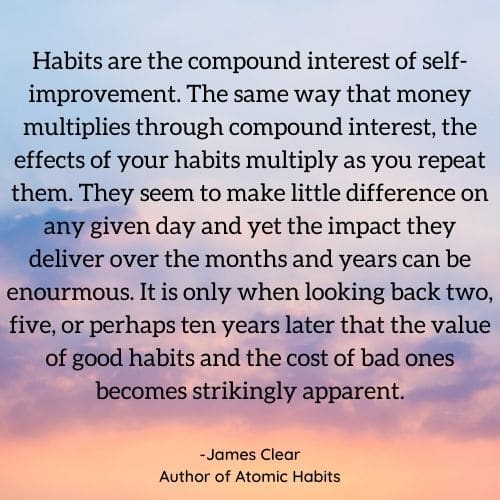 habits compound