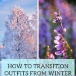 transition from winter to spring