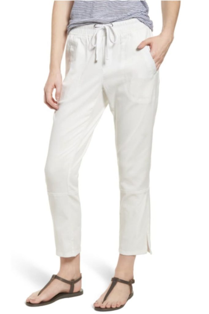 Summer Capsule Wardrobe Essentials Series: Linen Pants white