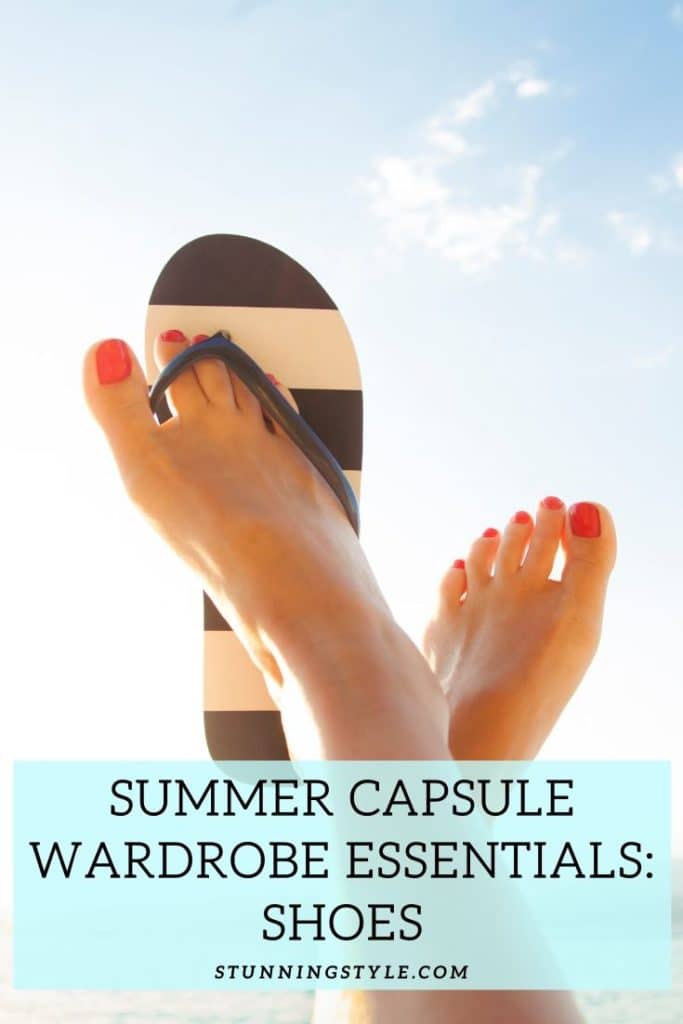Summer Capsule Wardrobe Essentials Shoes