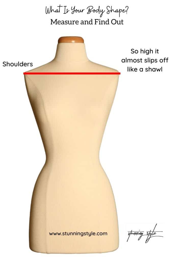 How to measure your shoulders