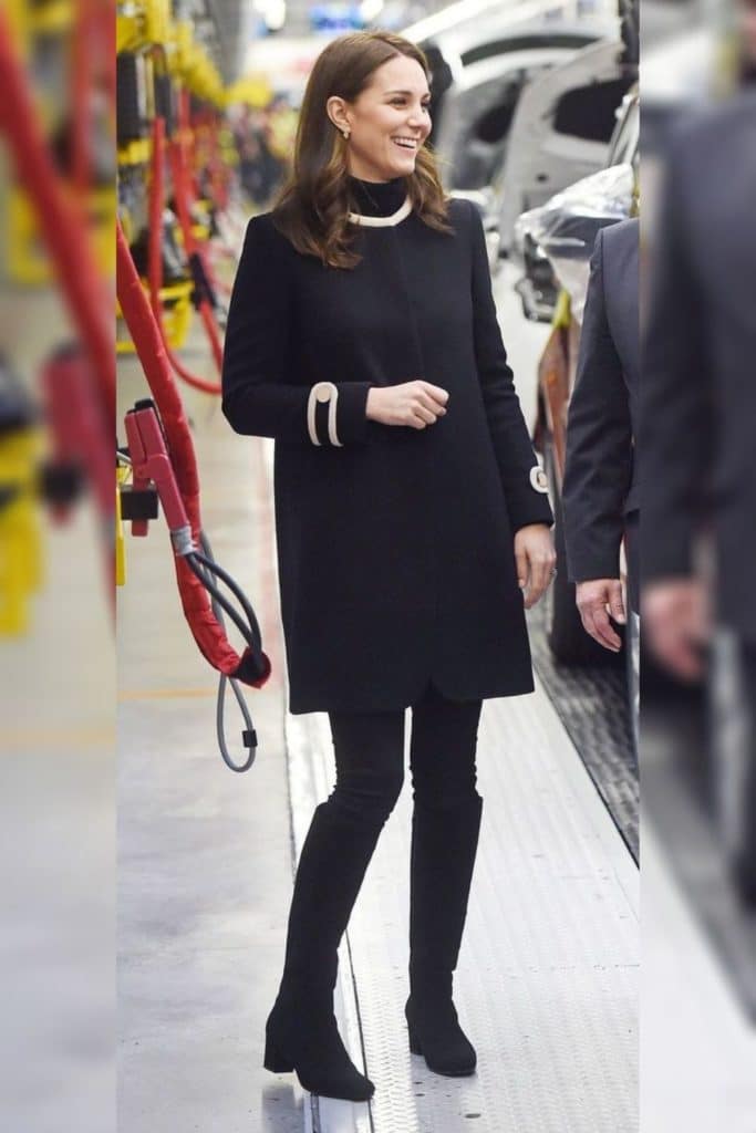 Kate Middleton wearing a tunic top.