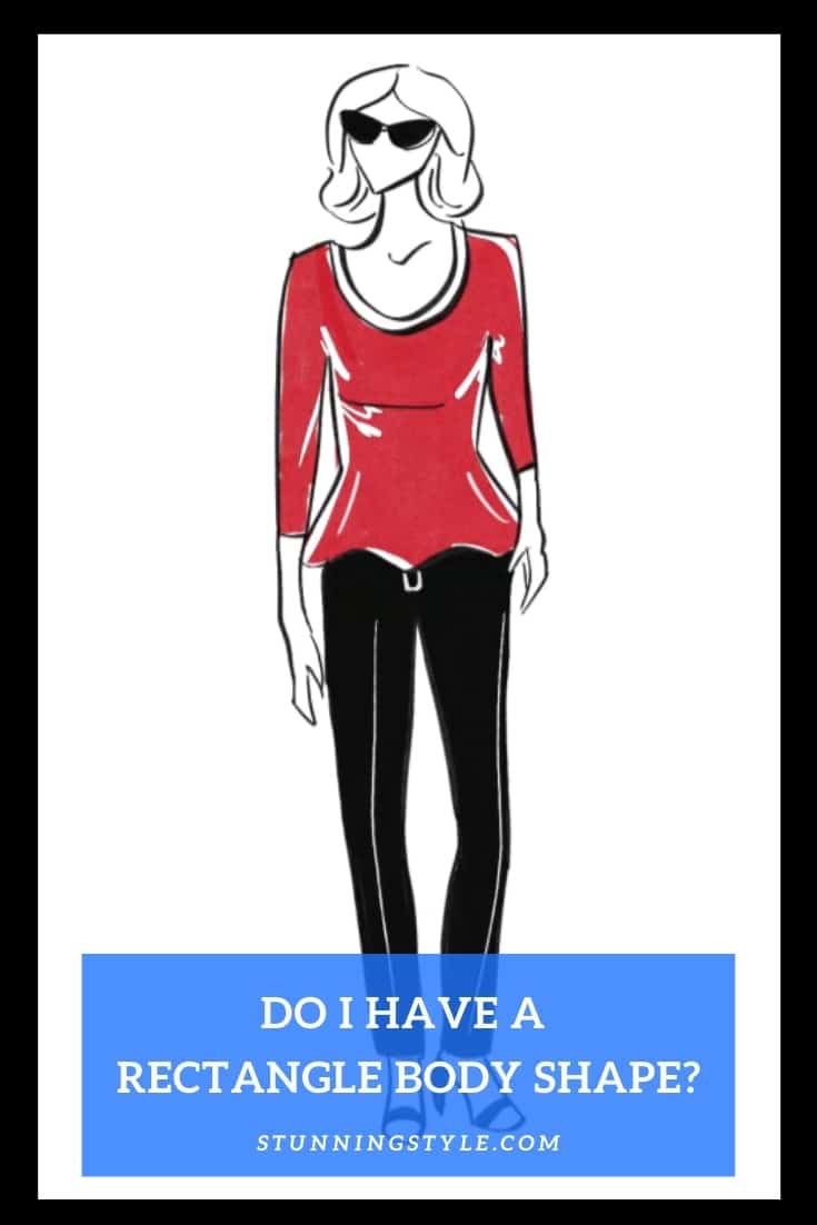 how to style a rectangle body shape